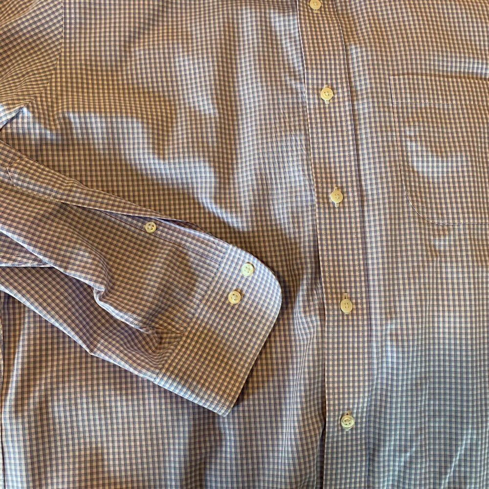 Brooks Brothers Blue and Pink Plaid Button Down - Picture 5 of 5